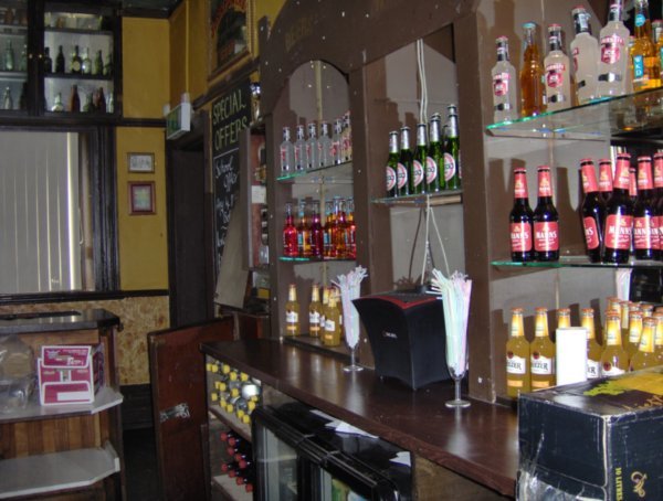 inside the bar