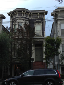 Closeup of the Full House house