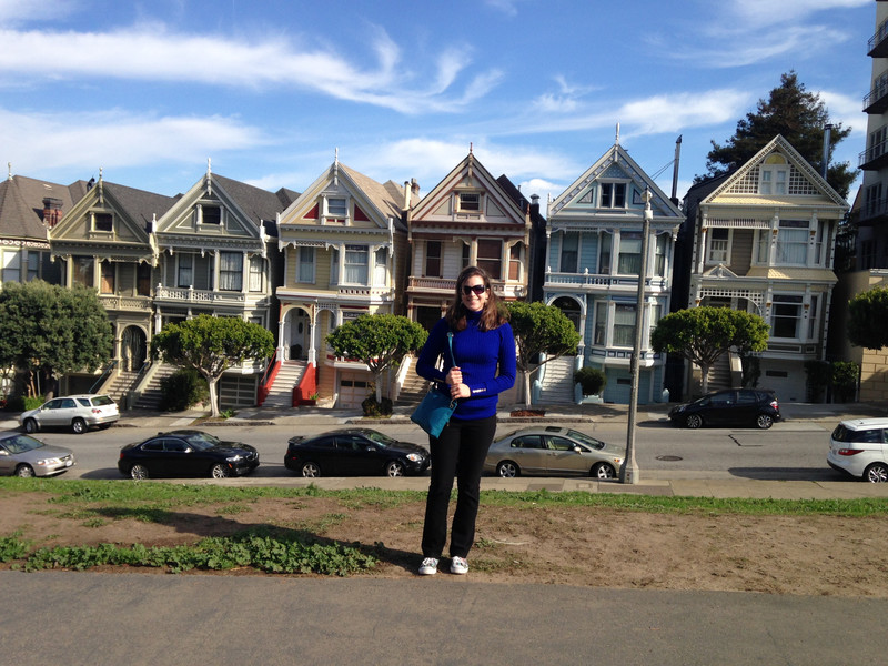 Me in front of the painted ladies