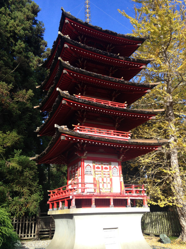 a Japanese pagoda