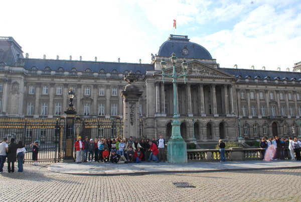 Brussels Royal Palace and us
