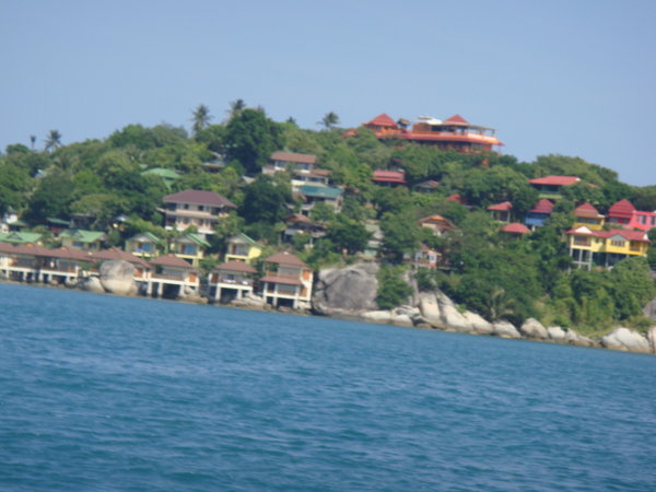 Kho Pha-Ngan from ferry