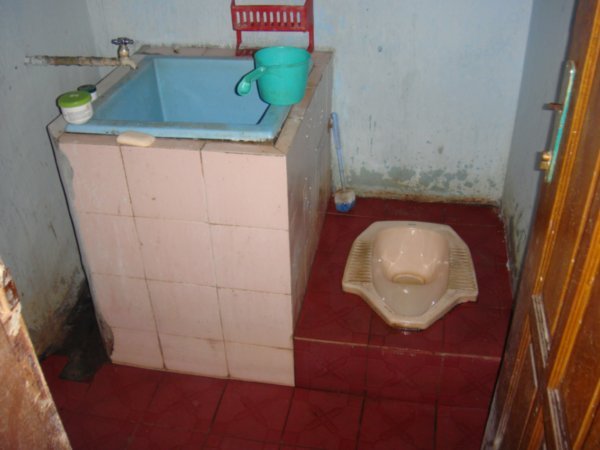 Indo toilet & Mandi (shower)