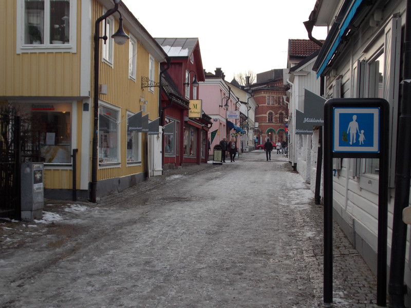 Pedestrian Street in Norrtalje