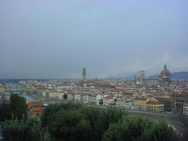 Firenze a lo lejos
