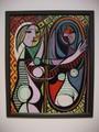 Mujer mirando al espejo - Picasso