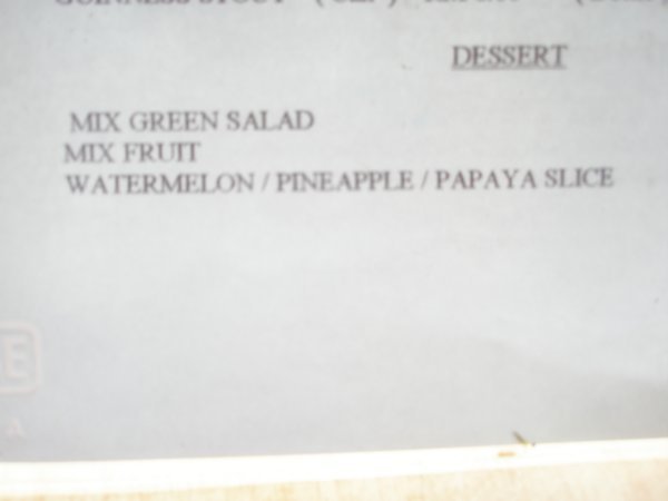 Salad for desert anyone?