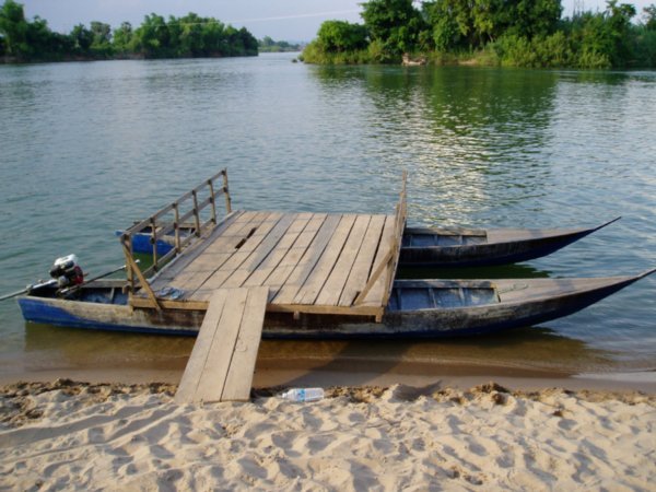 Laos style ferry