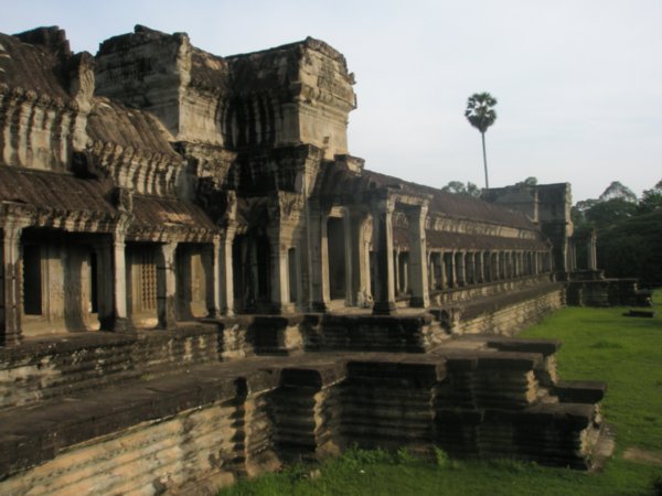 Rear of Angkor at sunrise