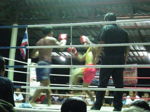 Koh Tao kickboxing match