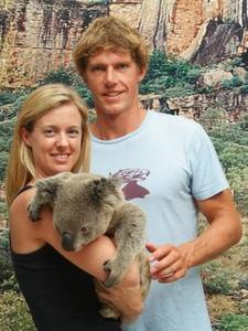 Erin & Brent & the koala!