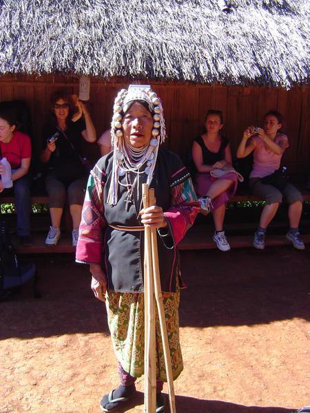 Akha Woman Greeting Us As We Arrived in the Second Village