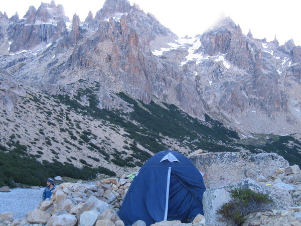 Our tent at Frey