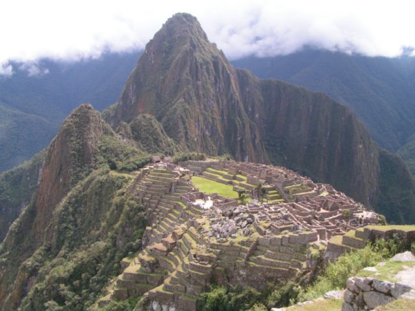 Machu Picchu gezien vanaf de andere kant (NW)