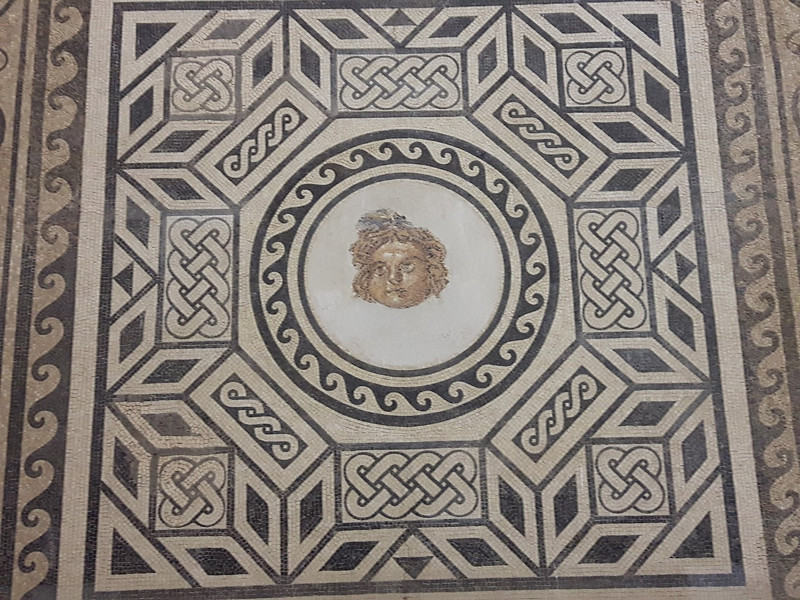 Roman mosaic of Medusa