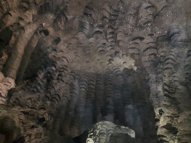 Hand carved cave