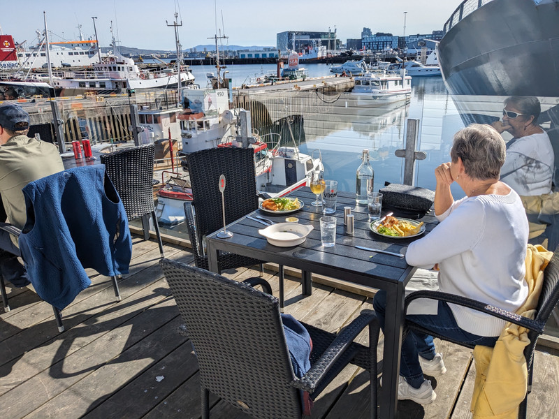 Lunch by the harbour.