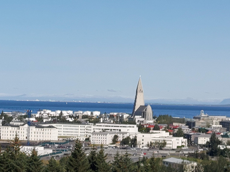 Looking over Reykjavik 