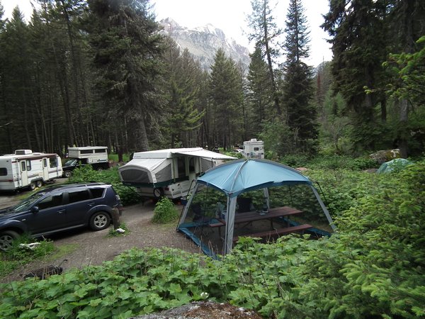Glacier campground