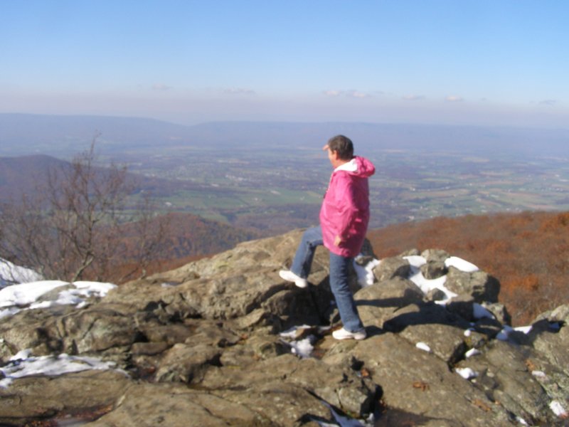 looking over the Shenandoah Valley