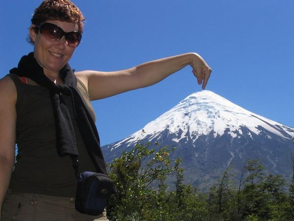 Bec at top of Volcan Osorno