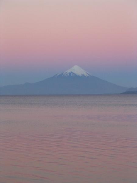 Volcan Osorno sunset 