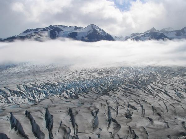 Clouds over Glacier Grey