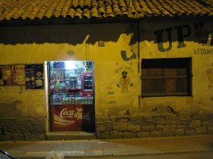 Oruro avondwinkeltje