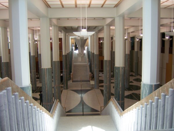 Marble Foyer and Staircase