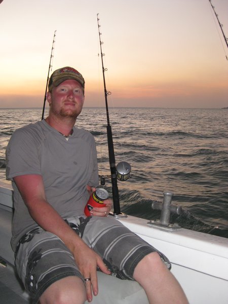 Andrew on the Fishing Charter