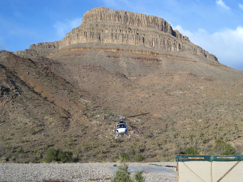 Helicopter Landing in Arizona