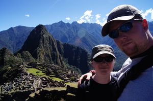 Cass & Andrew at Machu Picchu