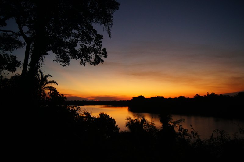 Sunset over Sandoval Lake
