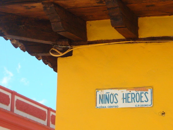 Niños Heroes street (child heros)