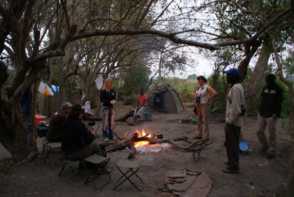 bush camp, Okavango Delta