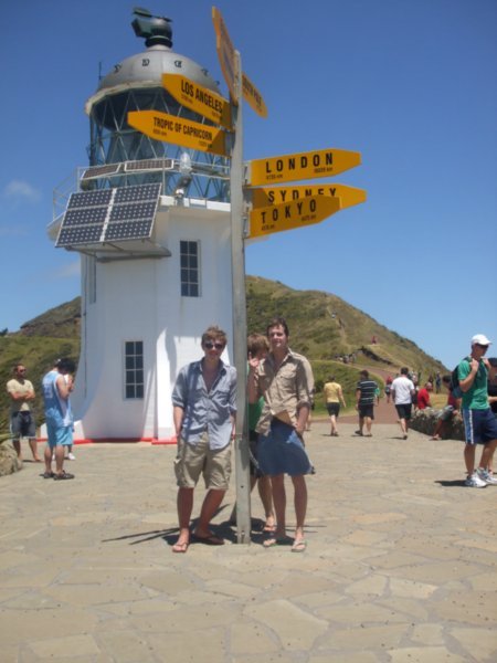 The Most Northern Point in Kiwiland, its all down from here!