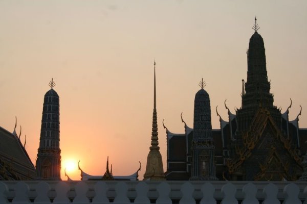 Sonnenuntergang in Bangkok