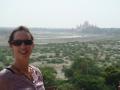 View from red fort towards Taj Mahal