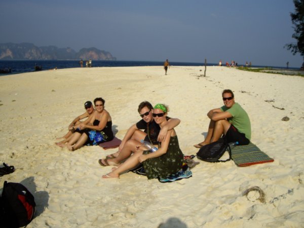 The gang at poda beach..