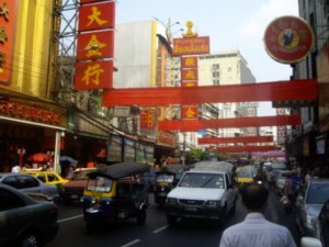 The crazy streets of China Town