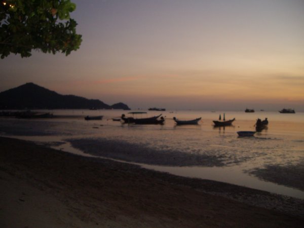 Sairee beach in the evening
