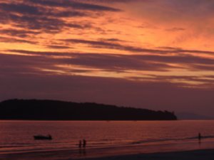 Sunset on Cenang Beach, Langkawi (2)