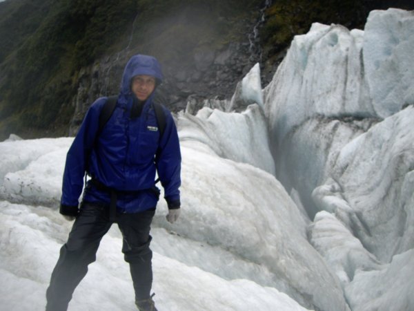 Steve on the Franz Josef Glacier