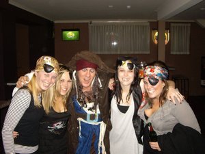 Captain Jack and his band of pirates