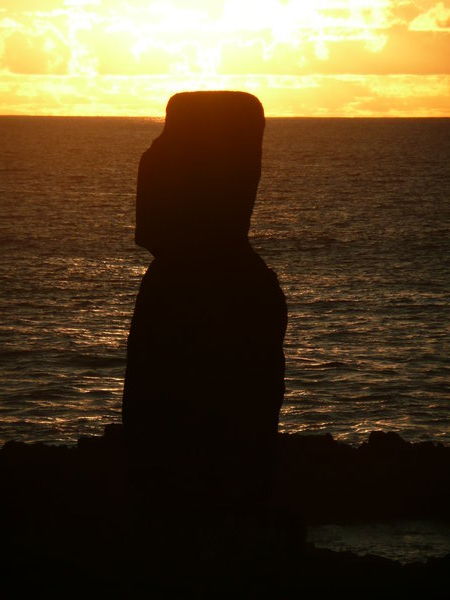 Sunset Easter Island