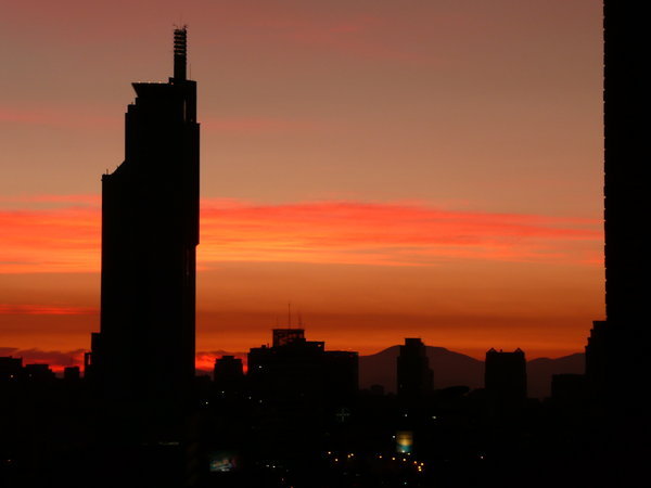 Sunset Over Santiago
