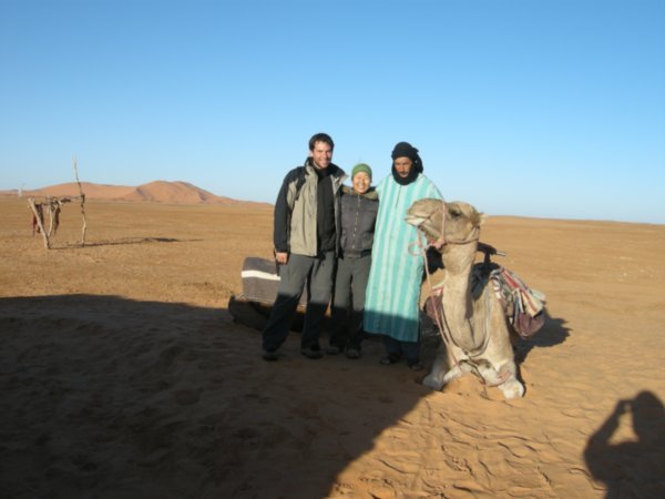 Our guide in the desert: Hassan