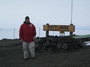 Joel P. at Scott Base