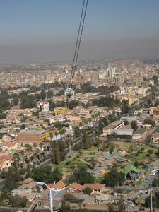 Aussicht auf Cochabamba...