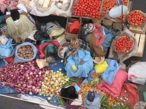 Mercado y Cholitas